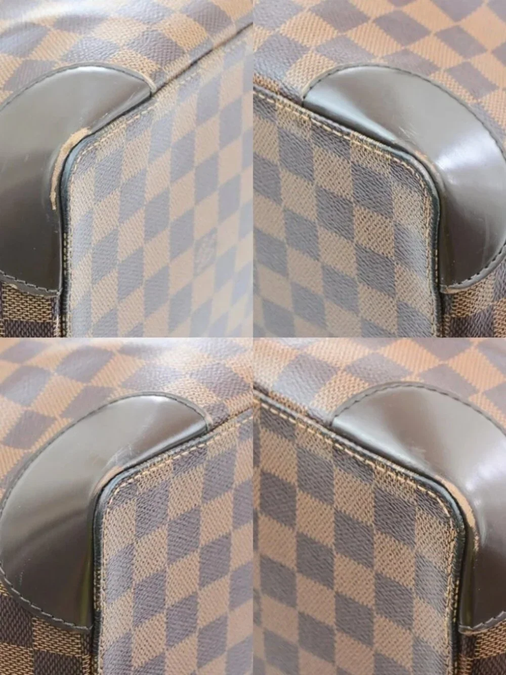 LOUIS VUITLOUIS VUITTON Hampstead MM Shoulder Bag Damier Leather
